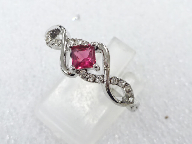 COLORED STONE FASHION RING / JP SIZE 23